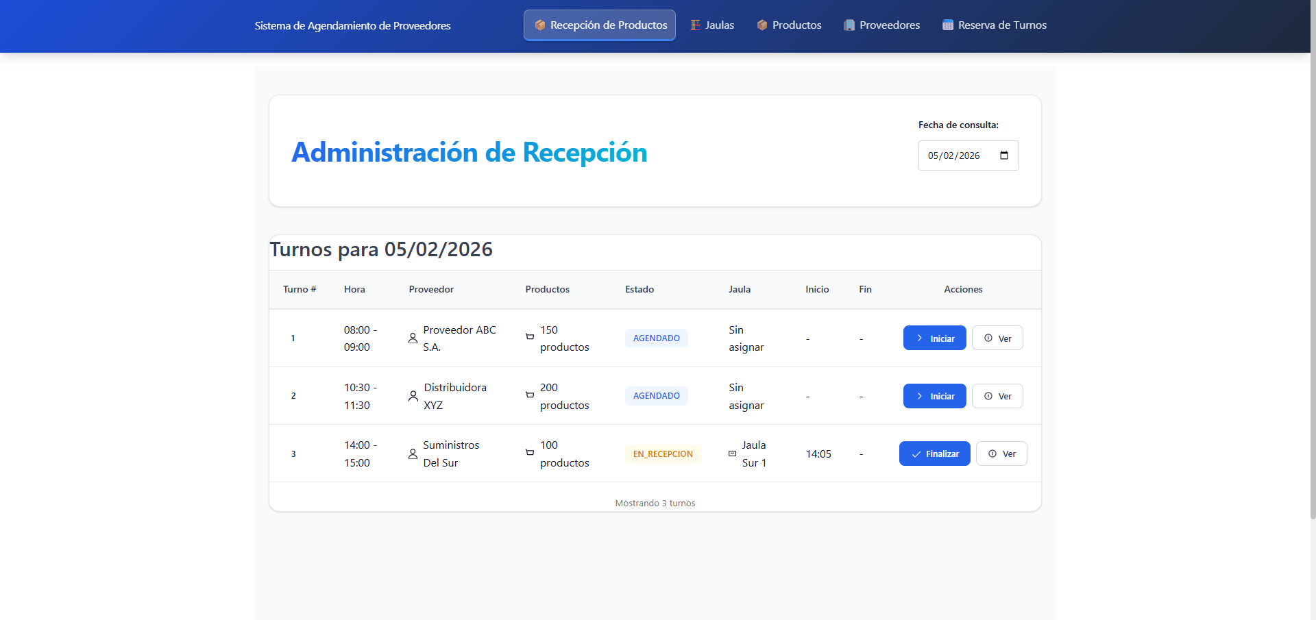 Sistema de agendamiento de turnos
